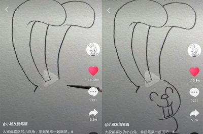 ​抖音最火的简笔画教程（抖音最火的简笔画 抖音上超简单的简笔画画法步骤）