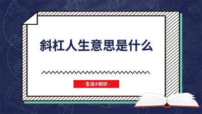 ​成就斜杠人生 书 何为斜杠人生