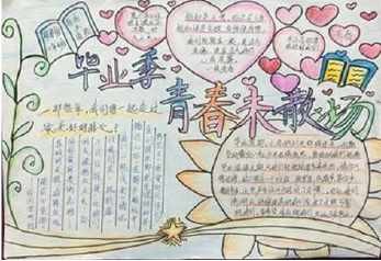 依依惜别类型的手抄报（四年级诗情画意的手抄报大全）(6)