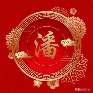 ​姓氏头像第4期—百家姓微信头像，红色喜庆头像来啦！