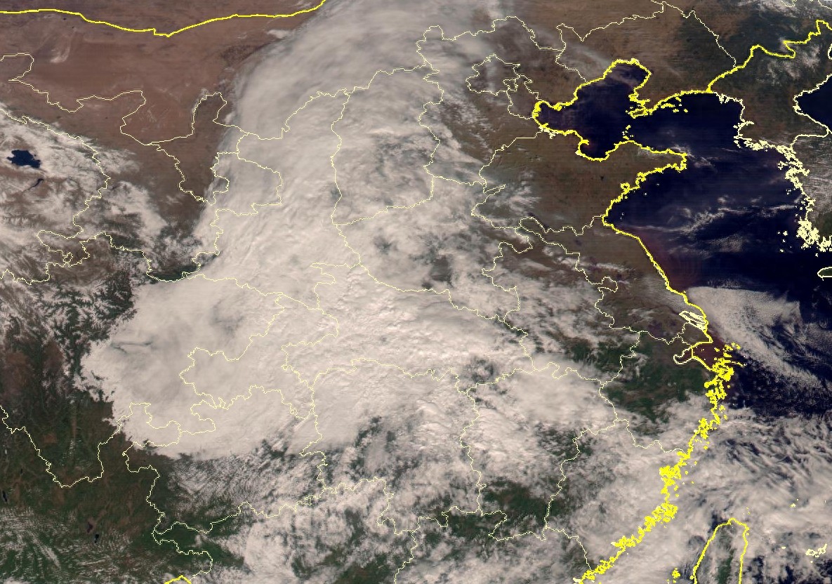 高清卫星云图看天气：超凶冷空气变温带气旋，我国大雾弥漫