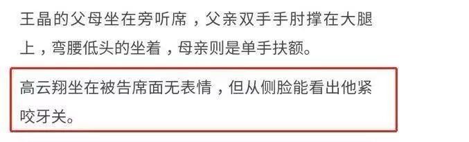 王晶高云翔是哪个王晶(高云翔案王晶将全身而退)