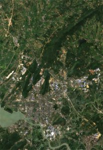 ​安徽省巢湖市地图赏析 最新卫星影像 巢湖地图