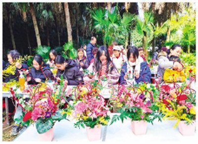 ​南溪山公园举办春节游园活动