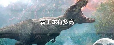 ​霸王龙有多高