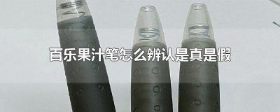 ​百乐果汁笔怎么辨认是真是假