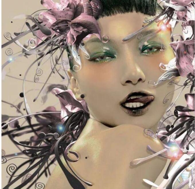 陈漫作品PS前后对比照 她的作品风格特点是怎样的