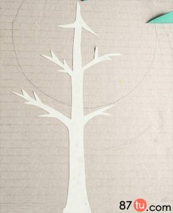 ​亲子手工心形纸做大树制作图解教程