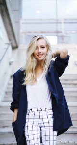 ​丹麦时尚美女，有气质，拥有非常惊艳的美貌