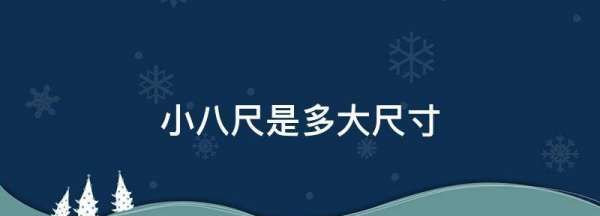 小八尺是多大尺寸,国画小八尺是多大尺寸图1