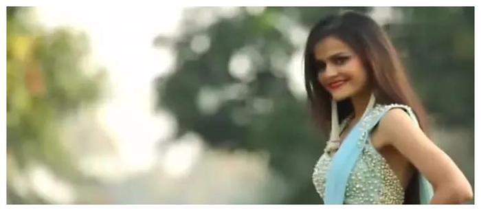 印度传统服饰丽莎美女,身材婀娜雍容华贵国色天香肤白貌美大长腿