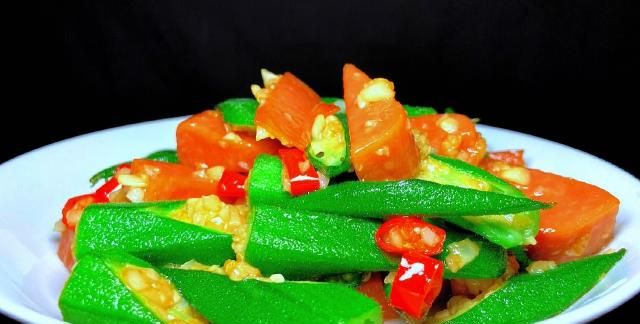 秋葵焯水后变褐色是不是坏了