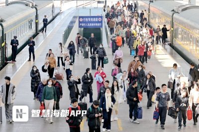 ​春运过半，福州火车站持续迎来返程客流