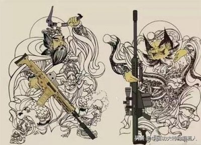 ​鼠年将至，现提冲锋枪的“门神”年画