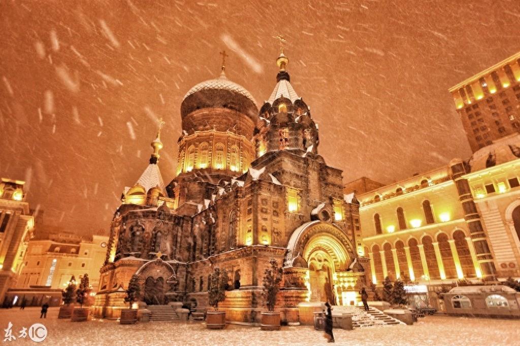 哈尔滨的标志性建筑物,圣·索菲亚大教堂!