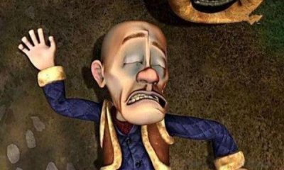 光头强死了图片还有血恐怖他死的原因是什么