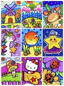 童趣马克笔画，29种简单又漂亮，适合低龄宝贝！赶紧收藏喜欢的吧